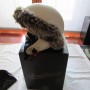 CASCO SCI E SNOWBOARD " BORSALINO" SNOW PANNA OPACO NUOVO SCATOLA ETICHETTE TG S