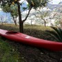 Canoa  rossa usata kayak
